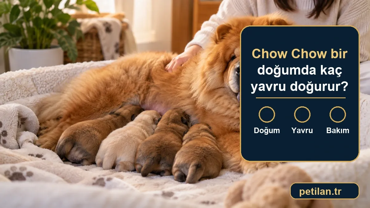 Chow Chow bir doğumda kaç yavru doğurur?