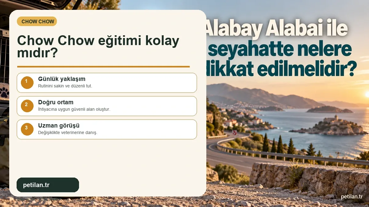 Chow Chow eğitimi kolay mıdır?