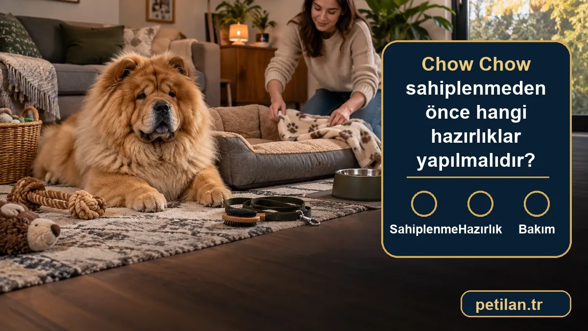 Chow Chow sahiplenmeden önce hangi hazırlıklar yapılmalıdır?