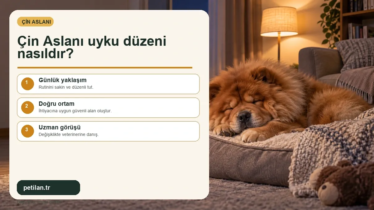 Çin Aslanı uyku düzeni nasıldır?