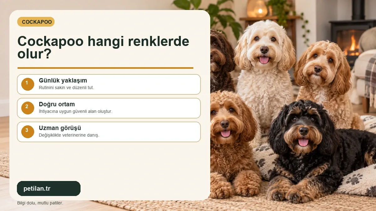 Cockapoo hangi renklerde olur?