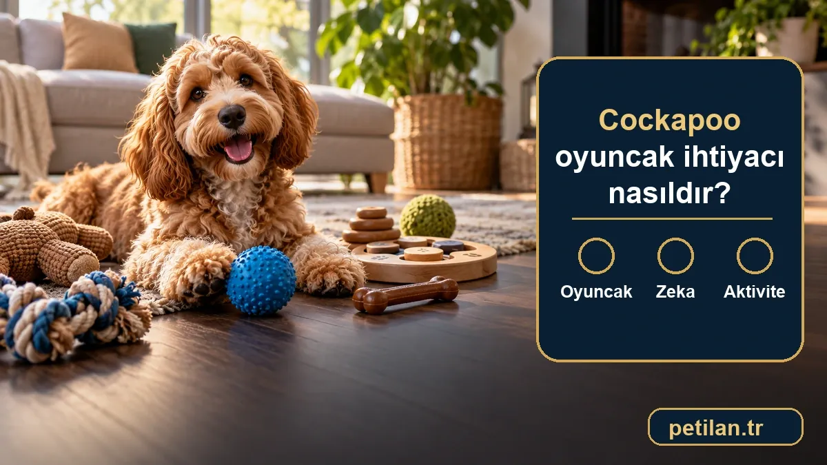 Cockapoo oyuncak ihtiyacı nasıldır?