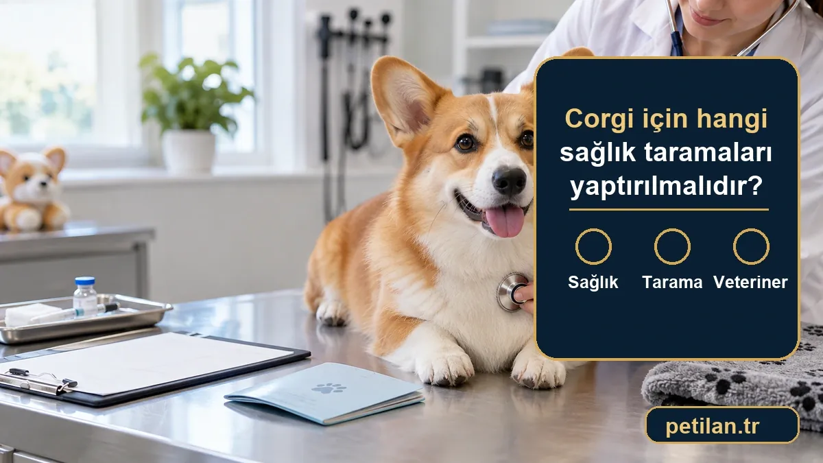 Corgi için hangi sağlık taramaları yaptırılmalıdır?