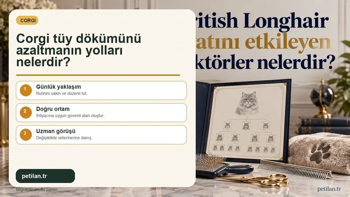 Corgi tüy dökümünü azaltmanın yolları nelerdir?