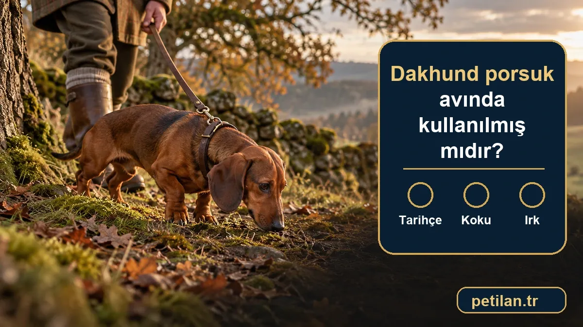 Dakhund porsuk avında kullanılmış mıdır?