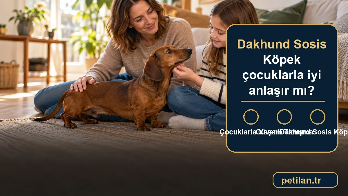 Dakhund Sosis Köpek çocuklarla iyi anlaşır mı?