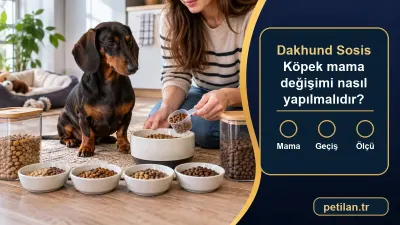 Dakhund Sosis Köpek mama değişimi nasıl yapılmalıdır?
