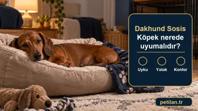 Dakhund Sosis Köpek nerede uyumalıdır?