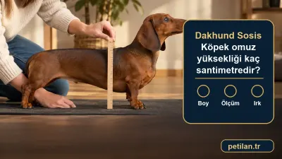 Dakhund Sosis Köpek omuz yüksekliği kaç santimetredir?