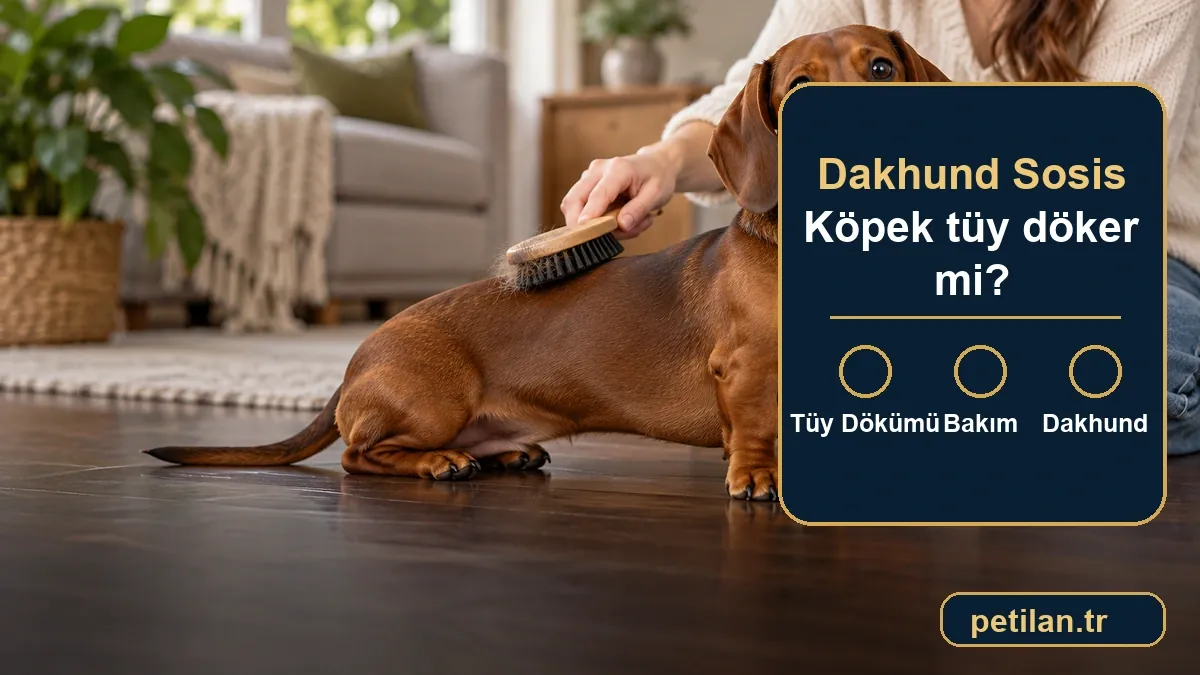 Dakhund Sosis Köpek tüy döker mi?