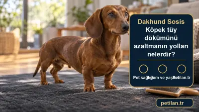 Dakhund Sosis Köpek tüy dökümünü azaltmanın yolları nelerdir?