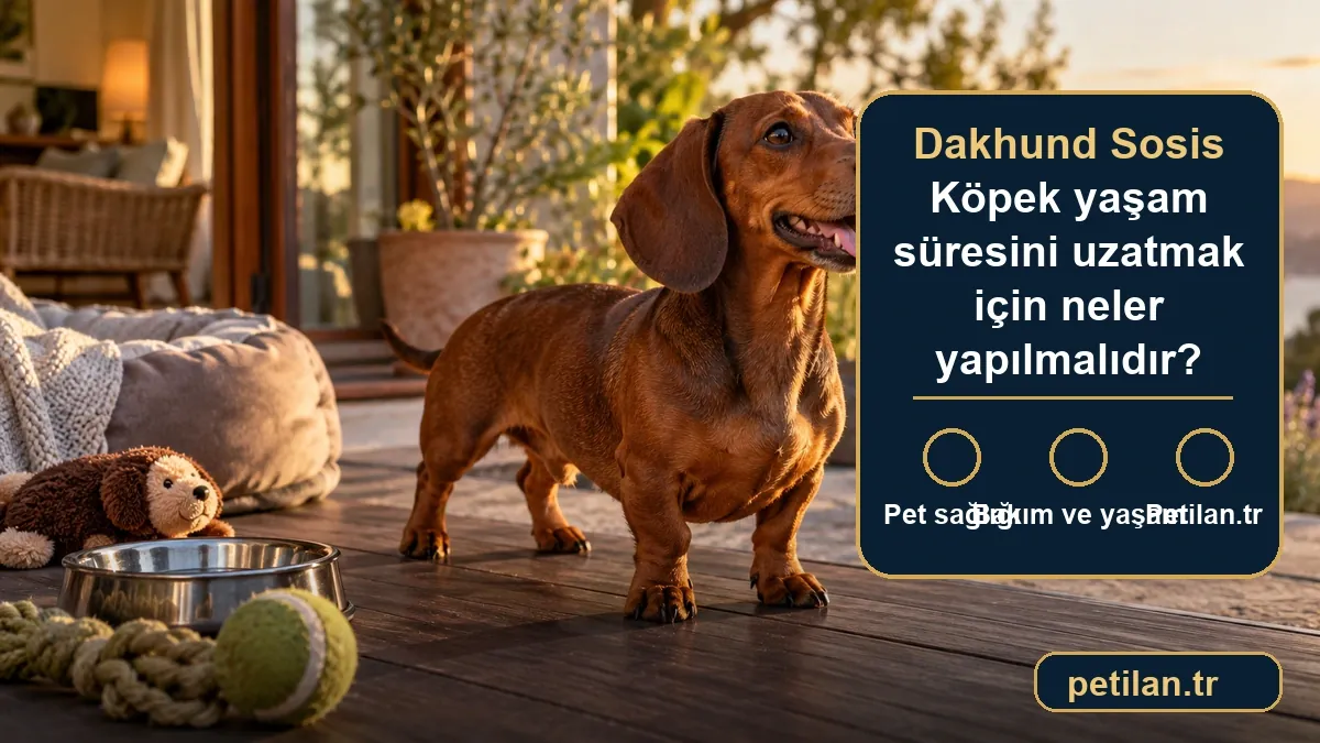 Dakhund Sosis Köpek yaşam süresini uzatmak için neler yapılmalıdır?