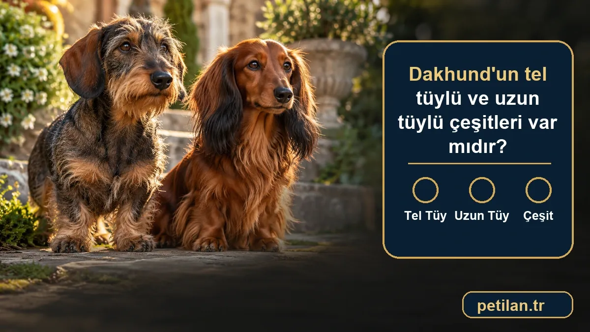 Dakhund'un tel tüylü ve uzun tüylü çeşitleri var mıdır?