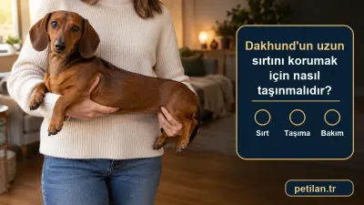Dakhund'un uzun sırtını korumak için nasıl taşınmalıdır?