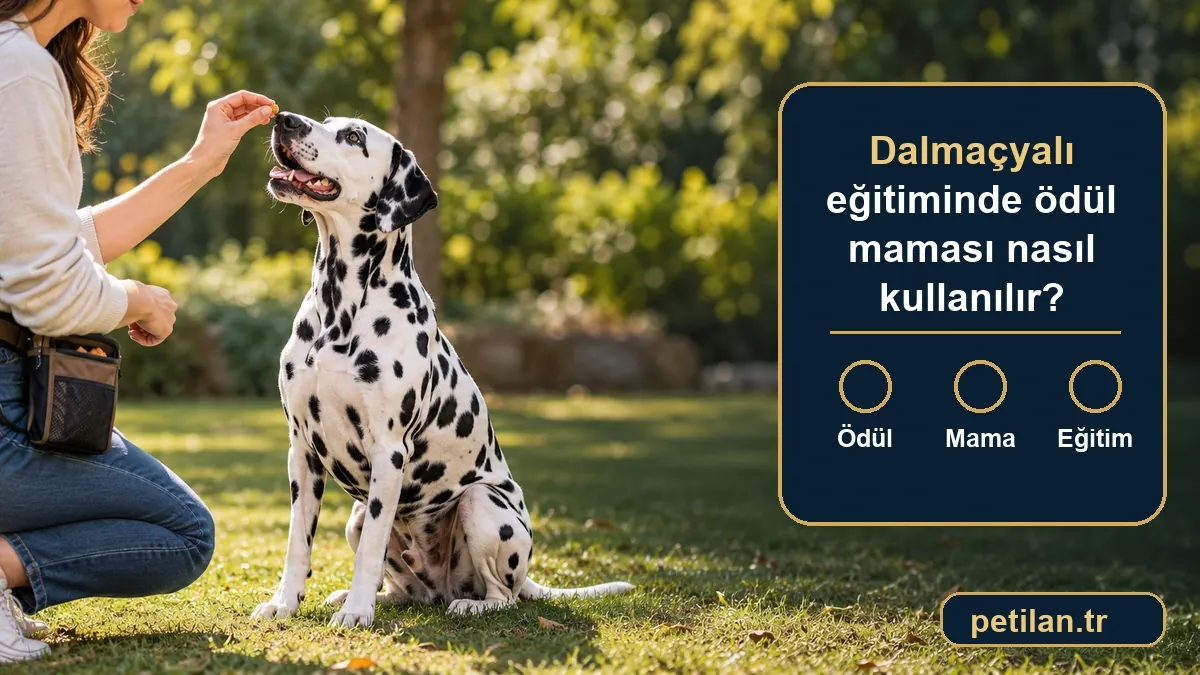 Dalmaçyalı eğitiminde ödül maması nasıl kullanılır?