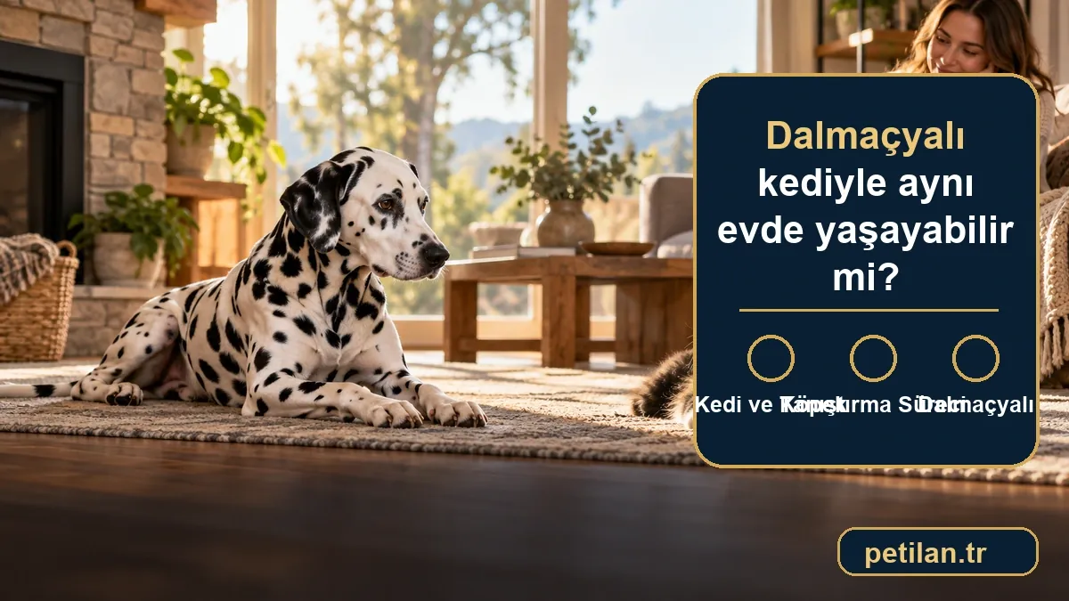 Dalmaçyalı kediyle aynı evde yaşayabilir mi?