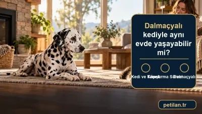 Dalmaçyalı kediyle aynı evde yaşayabilir mi?