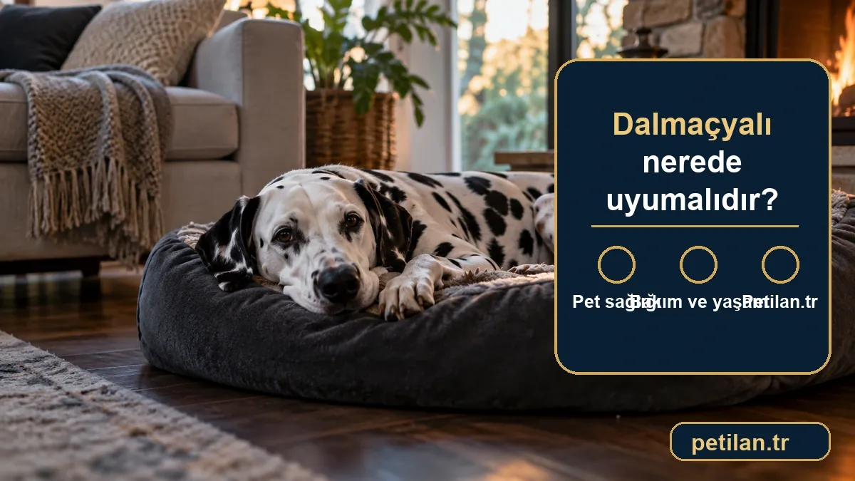 Dalmaçyalı nerede uyumalıdır?