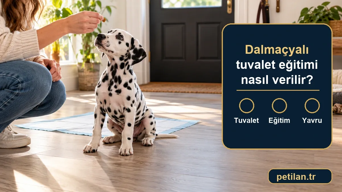 Dalmaçyalı tuvalet eğitimi nasıl verilir?