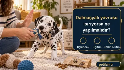 Dalmaçyalı yavrusu ısırıyorsa ne yapılmalıdır?