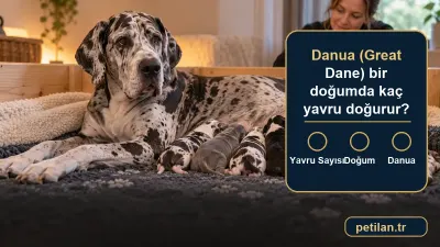 Danua (Great Dane) bir doğumda kaç yavru doğurur?