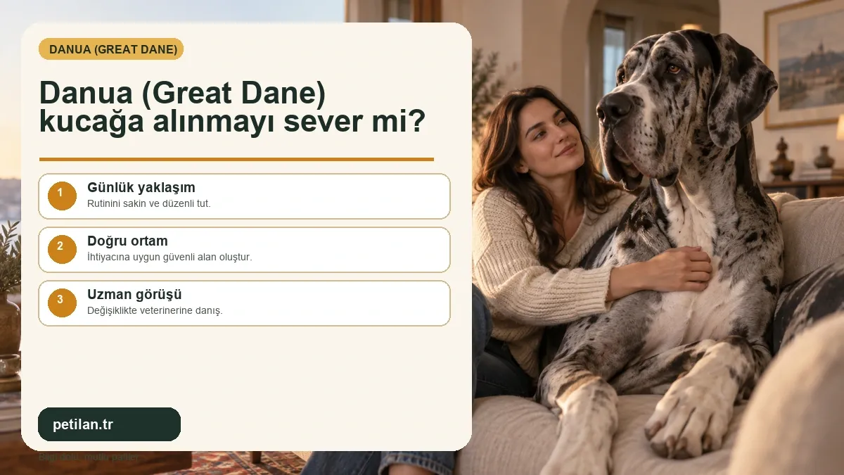Danua (Great Dane) kucağa alınmayı sever mi?