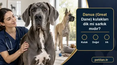 Danua (Great Dane) kulakları dik mi sarkık mıdır?