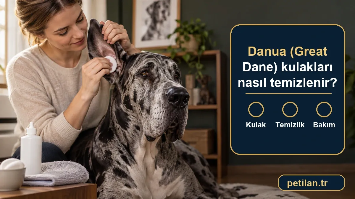 Danua (Great Dane) kulakları nasıl temizlenir?