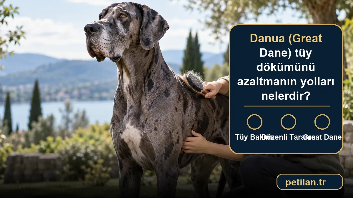 Danua (Great Dane) tüy dökümünü azaltmanın yolları nelerdir?