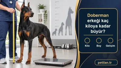 Doberman erkeği kaç kiloya kadar büyür?