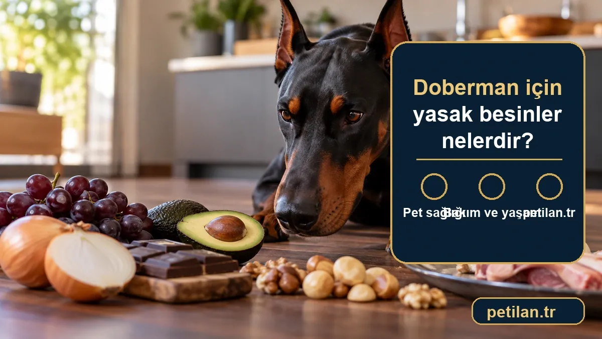 Doberman için yasak besinler nelerdir?