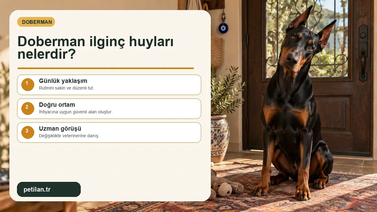 Doberman ilginç huyları nelerdir?