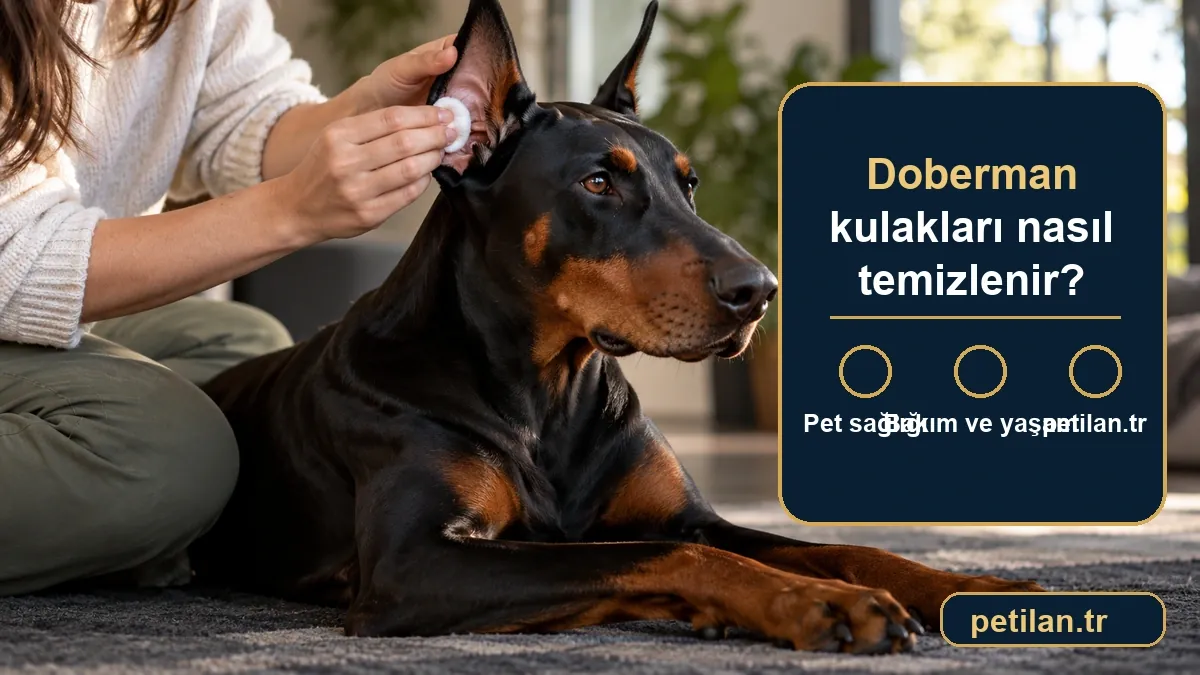 Doberman kulakları nasıl temizlenir?