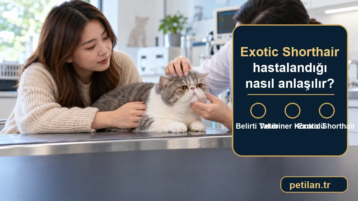 Exotic Shorthair hastalandığı nasıl anlaşılır?