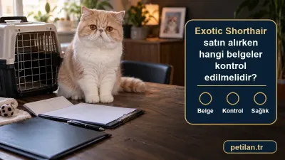 Exotic Shorthair satın alırken hangi belgeler kontrol edilmelidir?