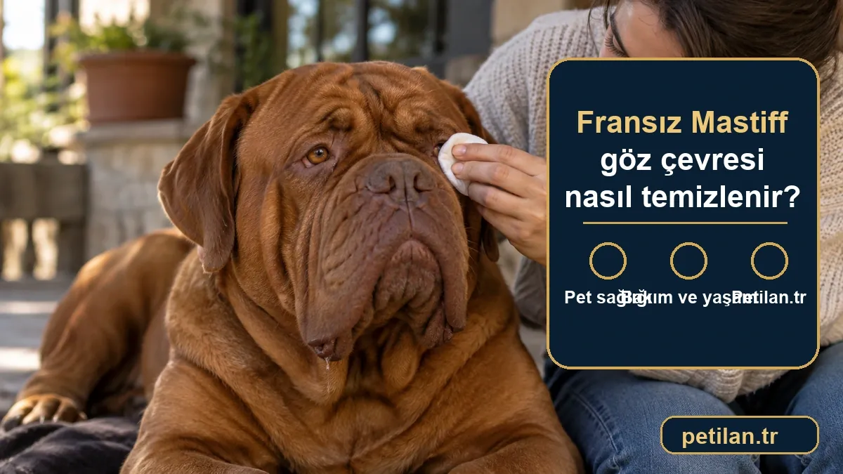 Fransız Mastiff göz çevresi nasıl temizlenir?