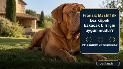 Fransız Mastiff ilk kez köpek bakacak biri için uygun mudur?