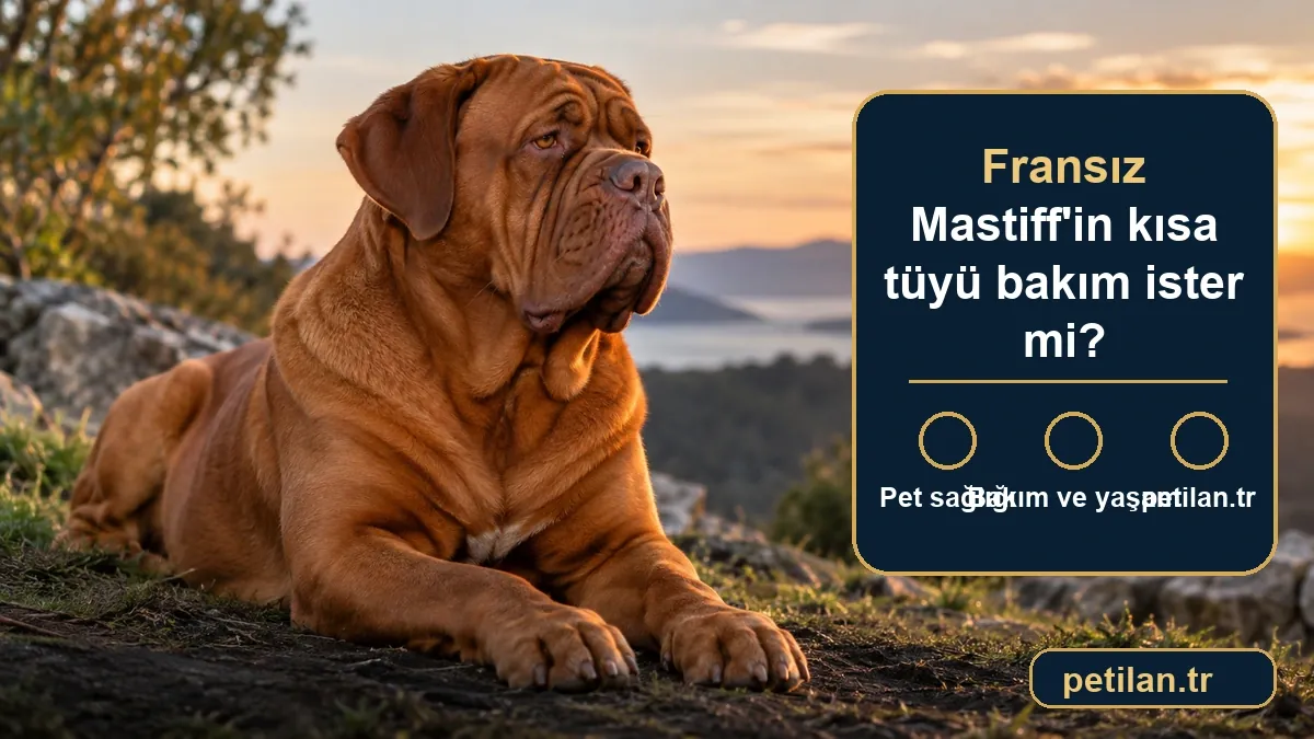 Fransız Mastiff'in kısa tüyü bakım ister mi?