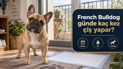 French Bulldog günde kaç kez çiş yapar?