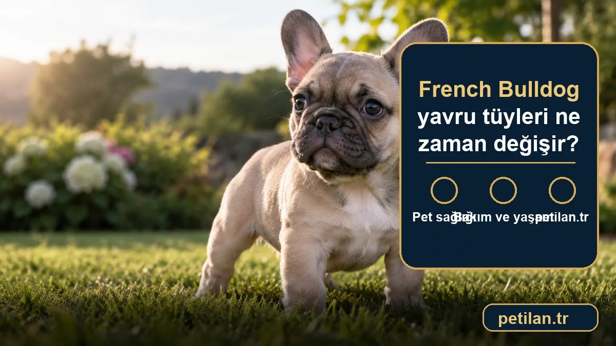French Bulldog yavru tüyleri ne zaman değişir?