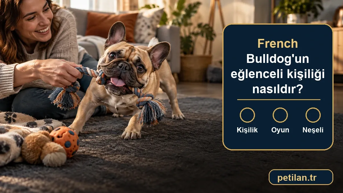 French Bulldog'un eğlenceli kişiliği nasıldır?