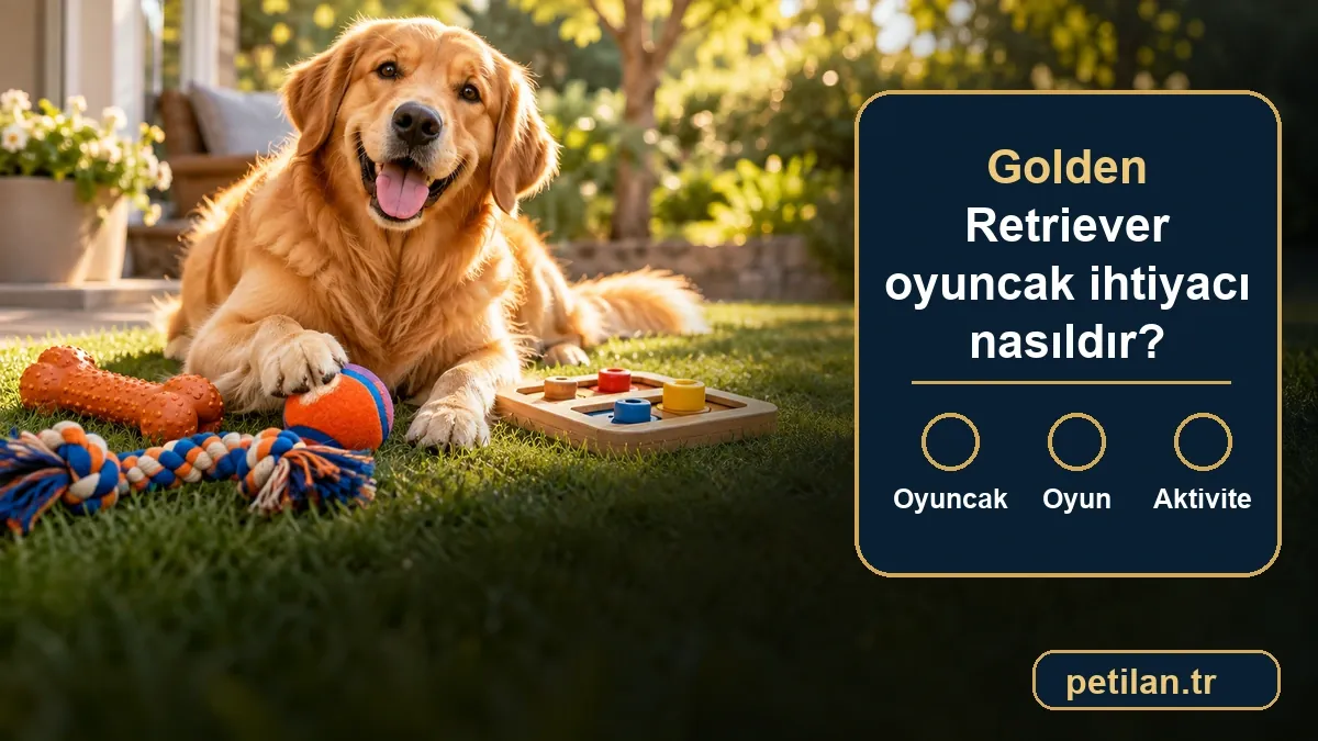 Golden Retriever oyuncak ihtiyacı nasıldır?