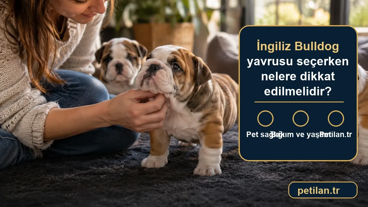 İngiliz Bulldog yavrusu seçerken nelere dikkat edilmelidir?