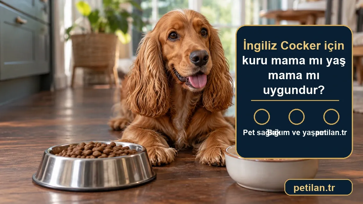 İngiliz Cocker için kuru mama mı yaş mama mı uygundur?