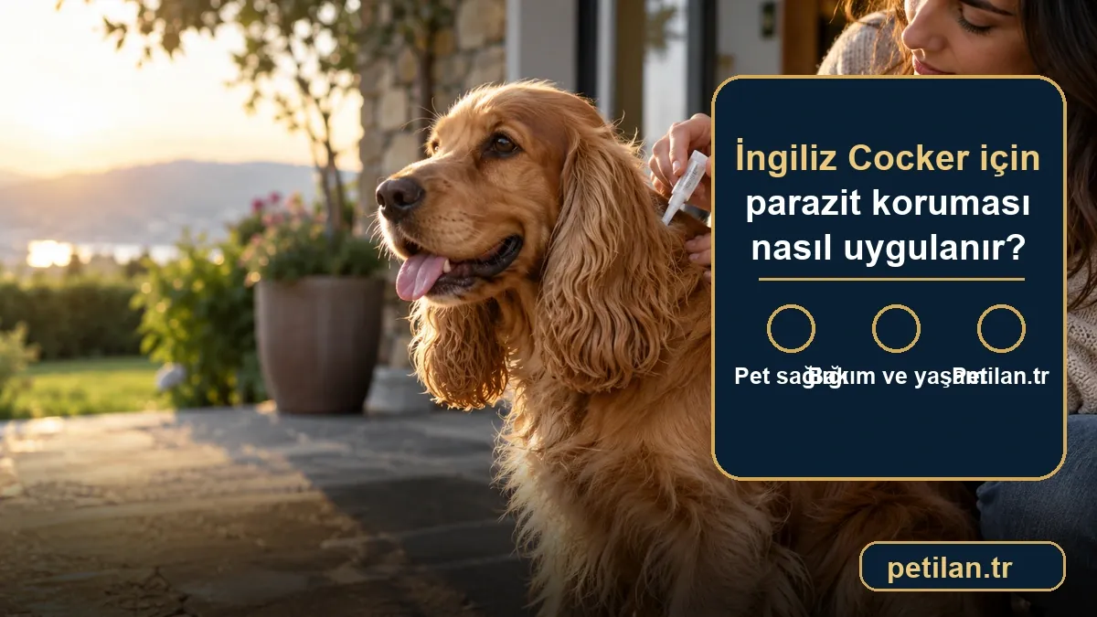 İngiliz Cocker için parazit koruması nasıl uygulanır?