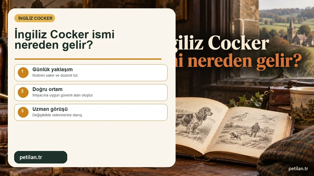 İngiliz Cocker ismi nereden gelir?