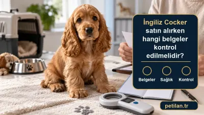 İngiliz Cocker satın alırken hangi belgeler kontrol edilmelidir?