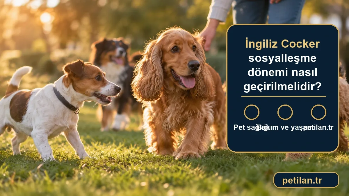 İngiliz Cocker sosyalleşme dönemi nasıl geçirilmelidir?
