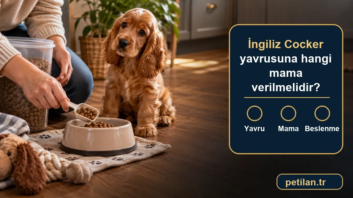 İngiliz Cocker yavrusuna hangi mama verilmelidir?