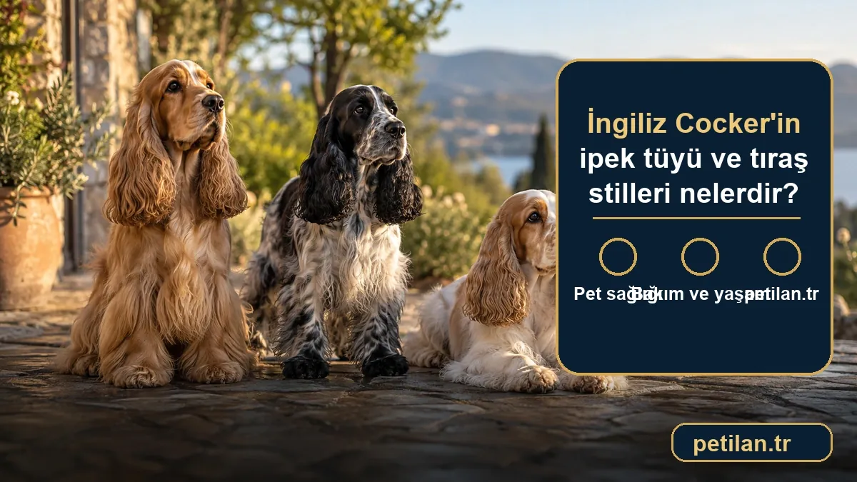 İngiliz Cocker'in ipek tüyü ve tıraş stilleri nelerdir?